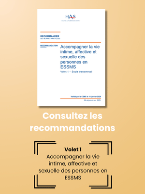 Recommandation des onnes pratiques volet 1 photo de la couverture des recommandations des bonnes pratiques volet 1 HAS.