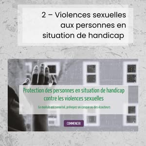 7 module auto formation violences sexuelles handicap