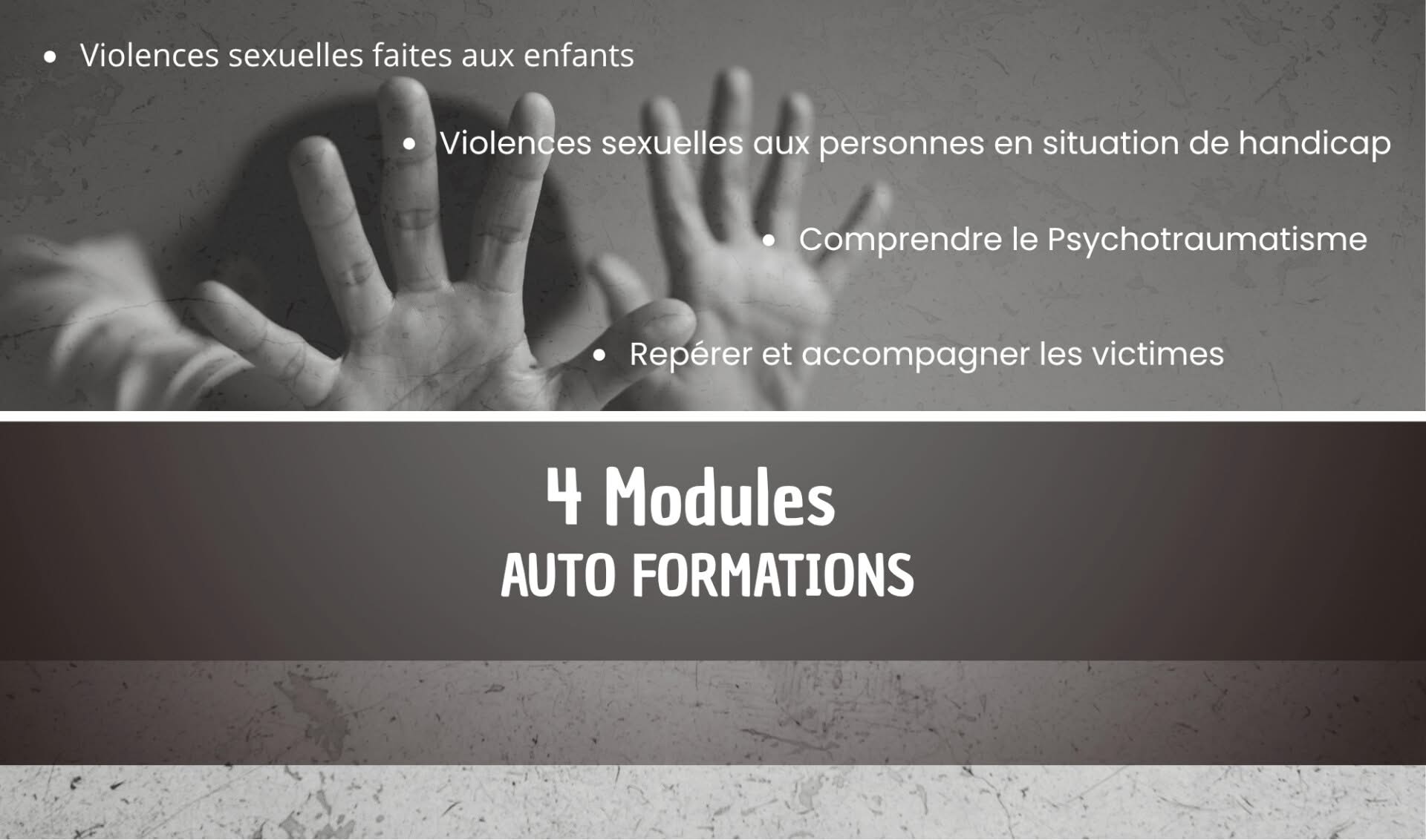 4 modules d'auto formation